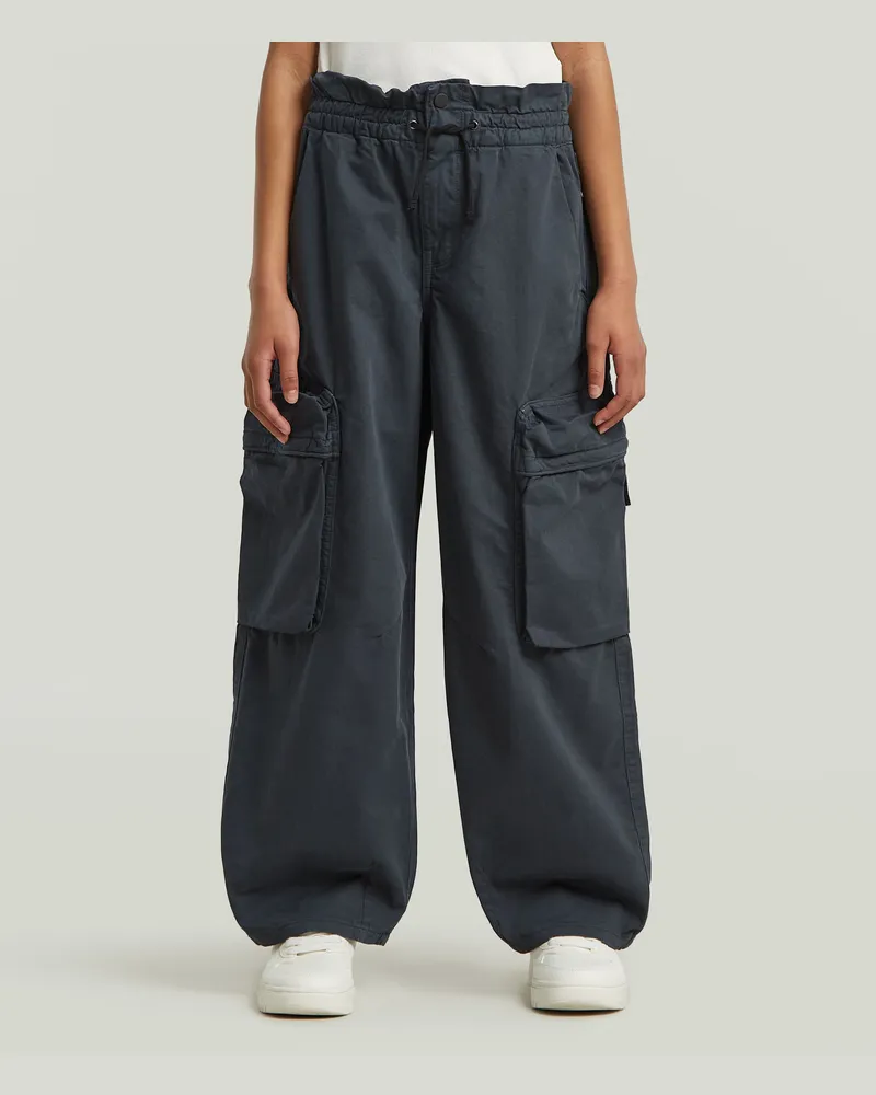 G-STAR RAW Girls Mega Cargohose - Dunkelblau - mädchen Dunkelblau