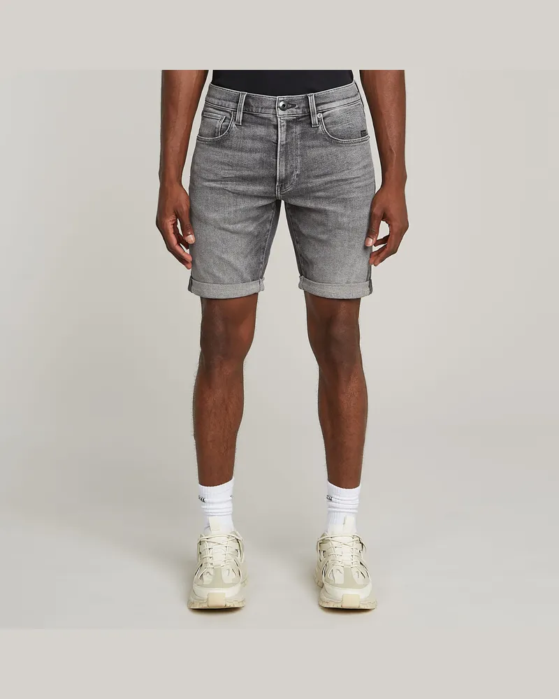 G-STAR RAW 3301 Slim Denim Shorts - Grau - Herren Grau