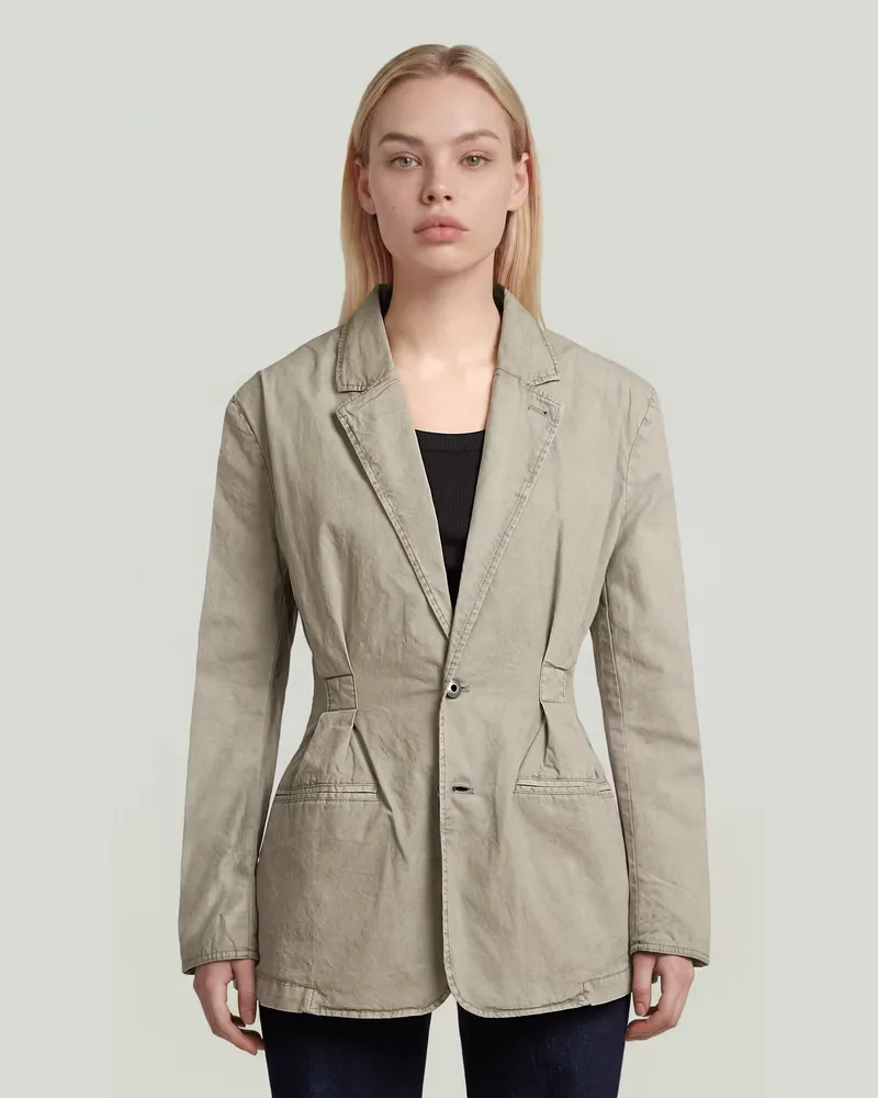 G-STAR RAW Cinched Blazer - Beige - Damen Beige