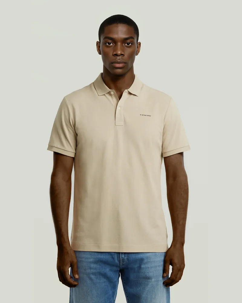 G-STAR RAW Oluv Slim Poloshirt - Beige - Herren Beige