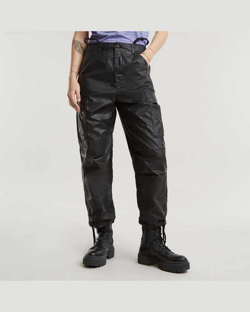 G-STAR RAW Cargo Cropped Drawcord - Schwarz - Damen Schwarz