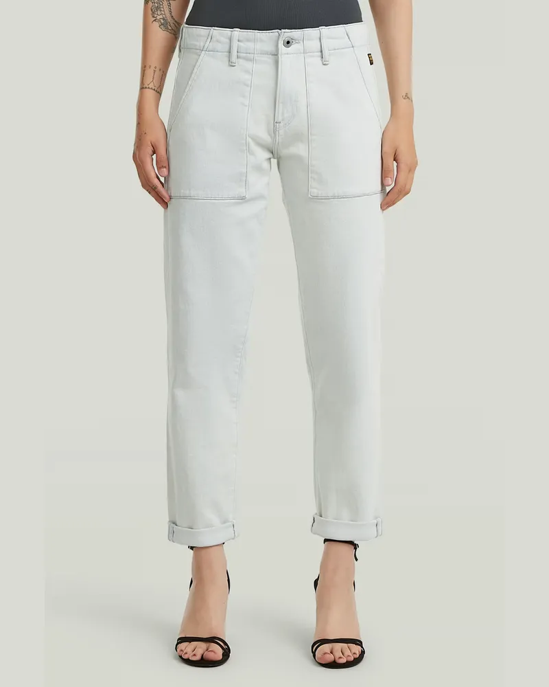G-STAR RAW Kate Boyfriend Fatigue Jeans - Hellblau - Damen Hellblau