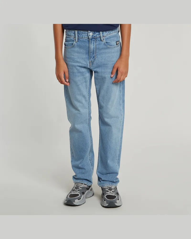 G-STAR RAW Jungen Mosa Straight Jeans - Mittelblau - jungen Mittelblau