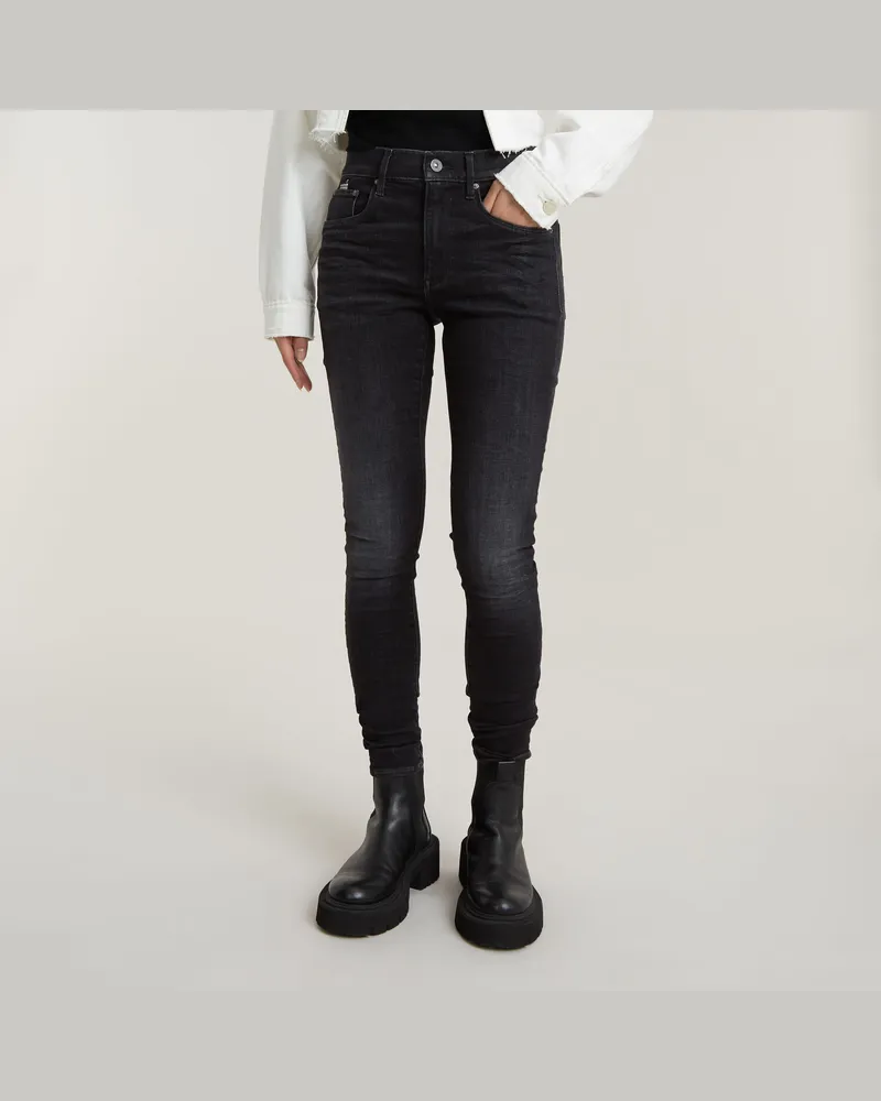 G-STAR RAW 3301 Skinny Jeans - Schwarz - Damen Schwarz