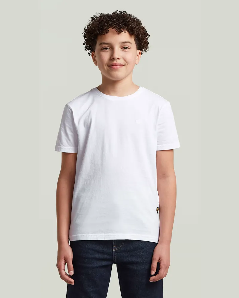 G-STAR RAW Boys Base T-Shirt - Weiß - jungen Weiß