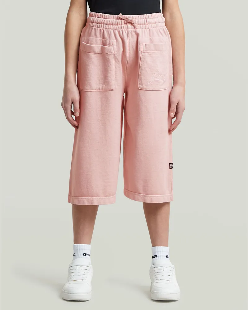 G-STAR RAW Girls Long Sweat Shorts - Pink - mädchen Pink