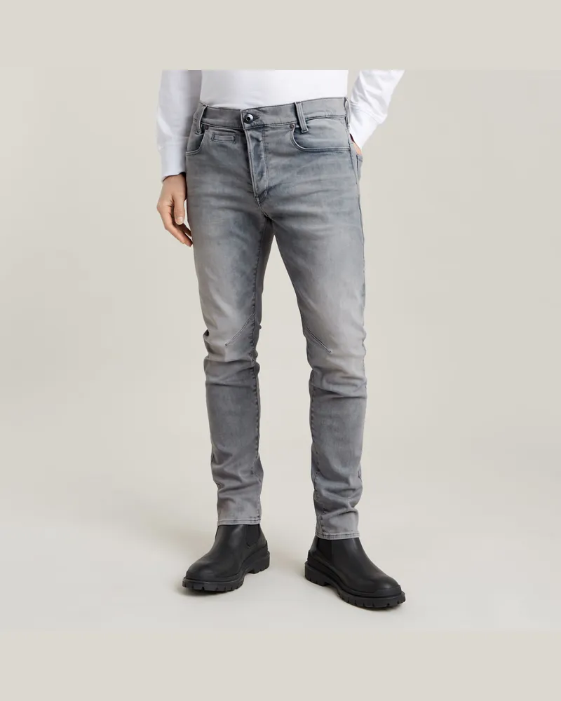 G-STAR RAW D-Staq 5-Pkt Slim Jeans - Grau - Herren Grau