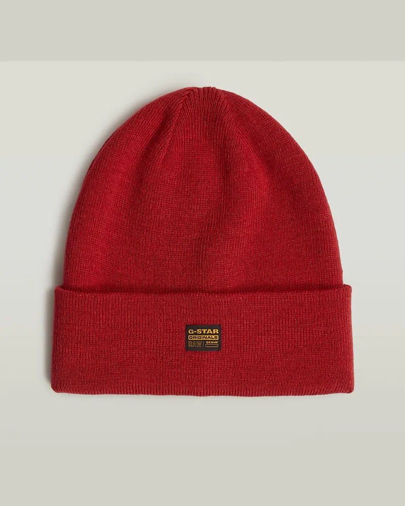 G-STAR RAW Effo Long Beanie - Rot - Herren Rot