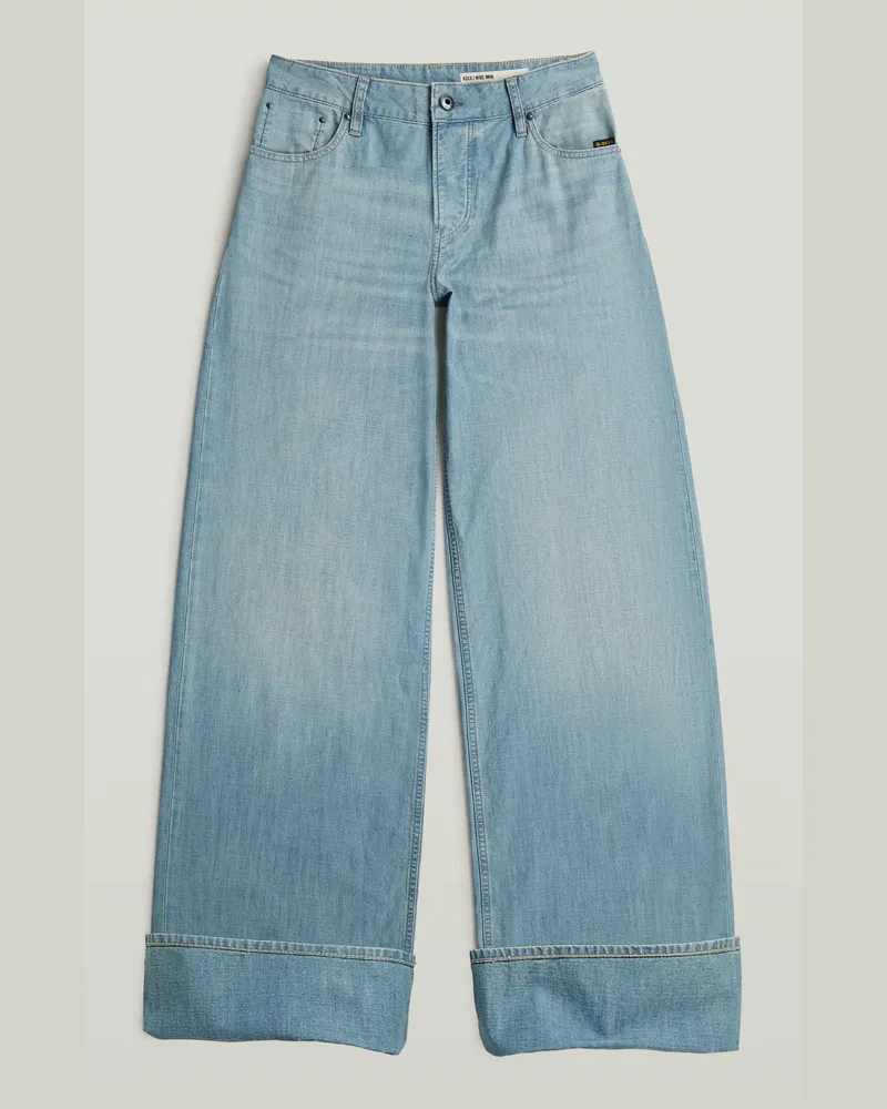 G-STAR RAW Roxx Wide Jeans - Hellblau - Damen Hellblau