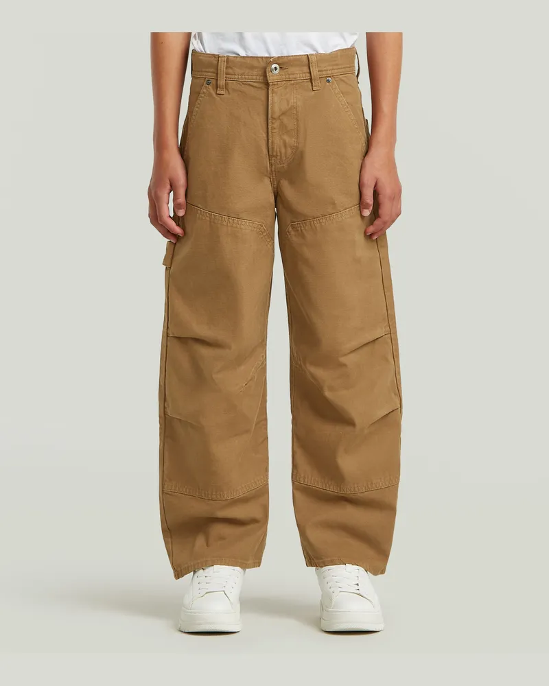 G-STAR RAW Boys Carpenter 3D Loose Hose - Braun - jungen Braun