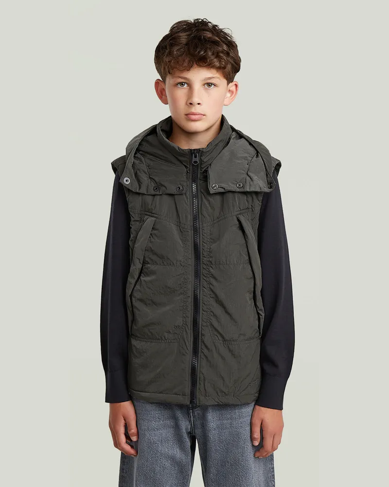 G-STAR RAW Boys Whistler Weste - Dunkelblau - jungen Dunkelblau