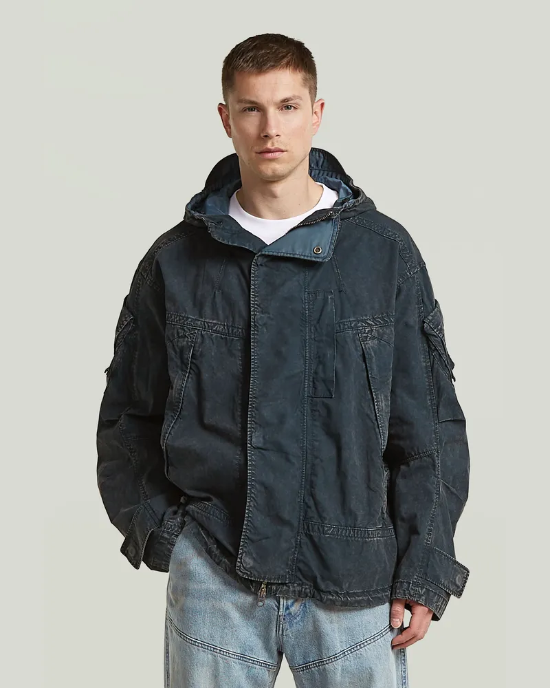 G-STAR RAW GA-1 Cotton Parka - Dunkelblau - Herren Dunkelblau