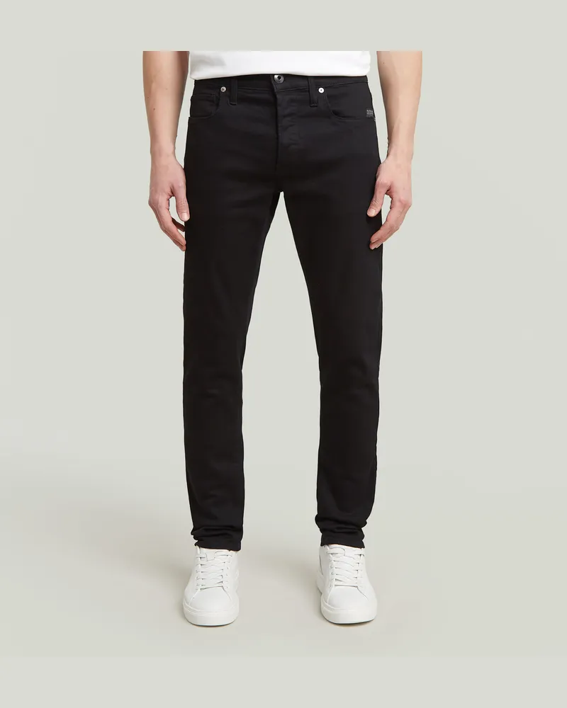G-STAR RAW 3301 Slim Jeans - Schwarz - Herren Schwarz