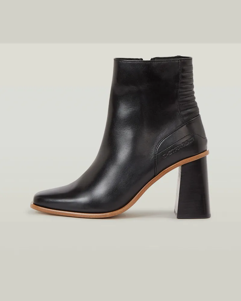 G-STAR RAW Ringer Mid Lederstiefel - Schwarz - Damen Schwarz