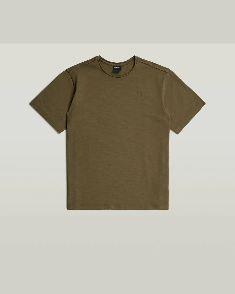 G-STAR RAW Essential Raw Neck T-Shirt - Grün - Herren Grün