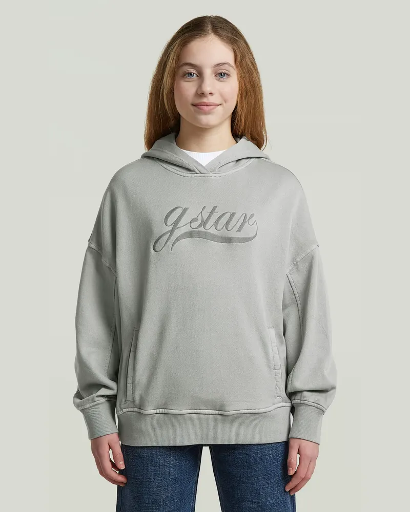 G-STAR RAW Girls Oversized Hooded Sweatshirt - Grau - mädchen Grau