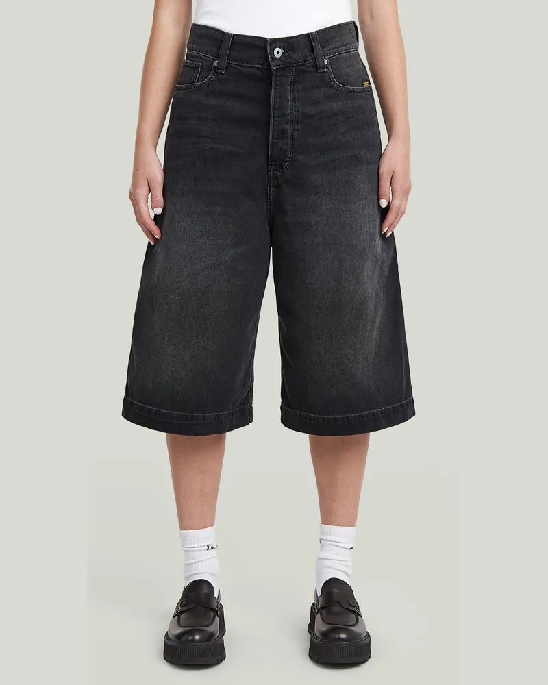 G-STAR RAW Patti Short Clean Edge - Schwarz - Damen Schwarz