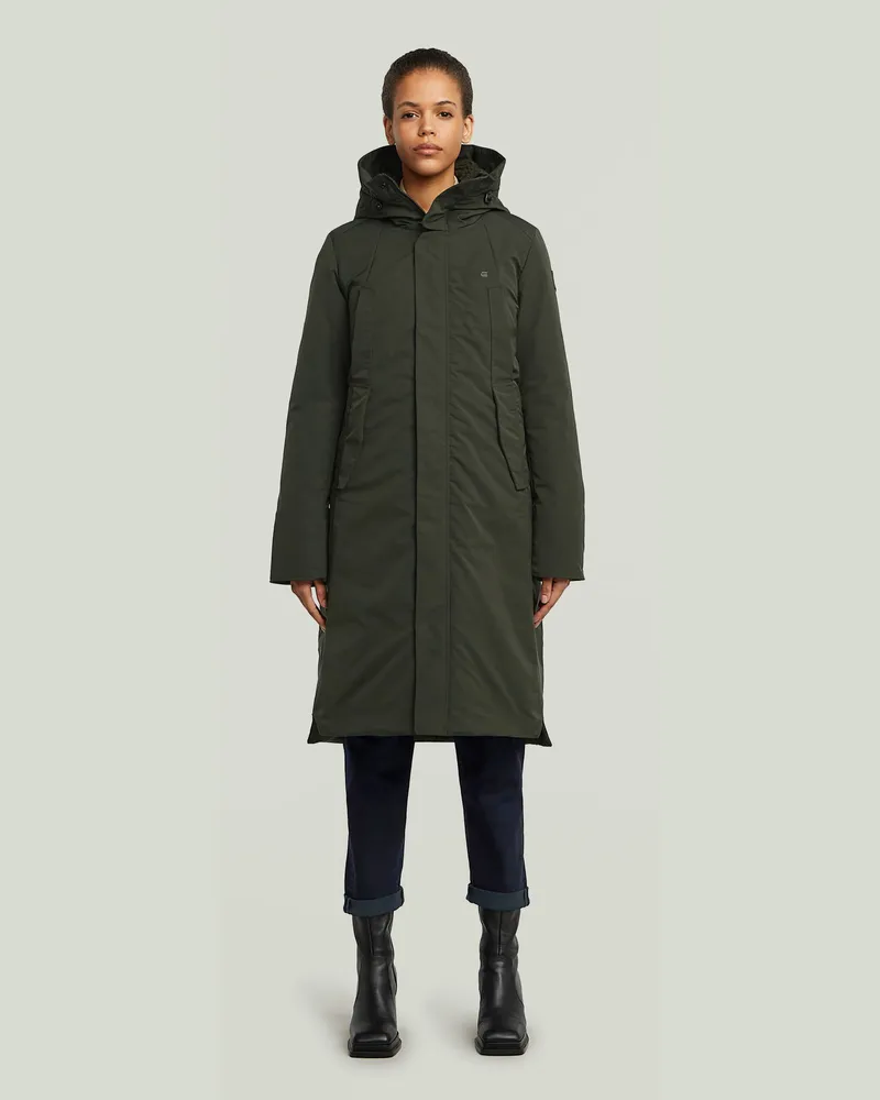 G-STAR RAW Vodan 2.0 Long Jacke - Grau - Damen Grau