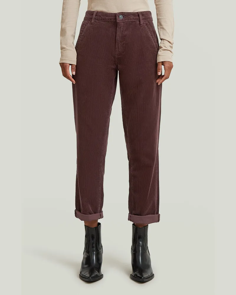 G-STAR RAW Kate Boyfriend Chino - Lila - Damen Lila