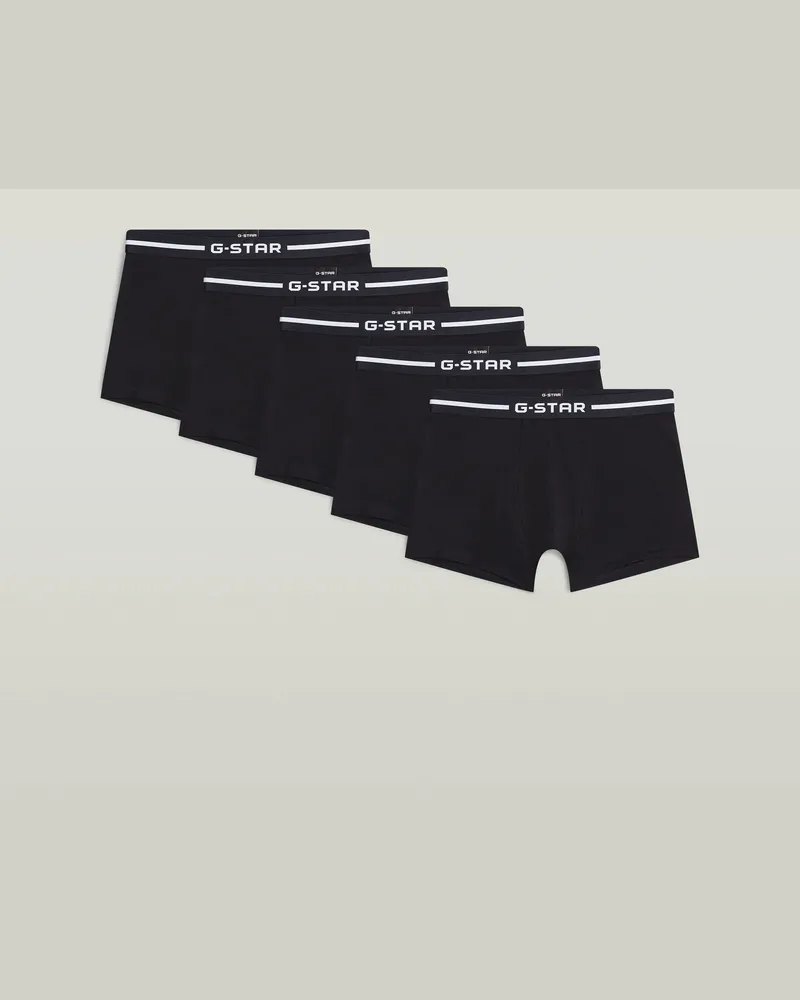 G-STAR RAW Boxer Brief 5er-Pack - Schwarz - Herren Schwarz