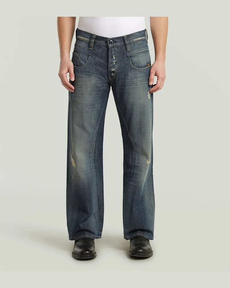 G-STAR RAW Radar Low Loose Jeans - Mittelblau - Herren Mittelblau