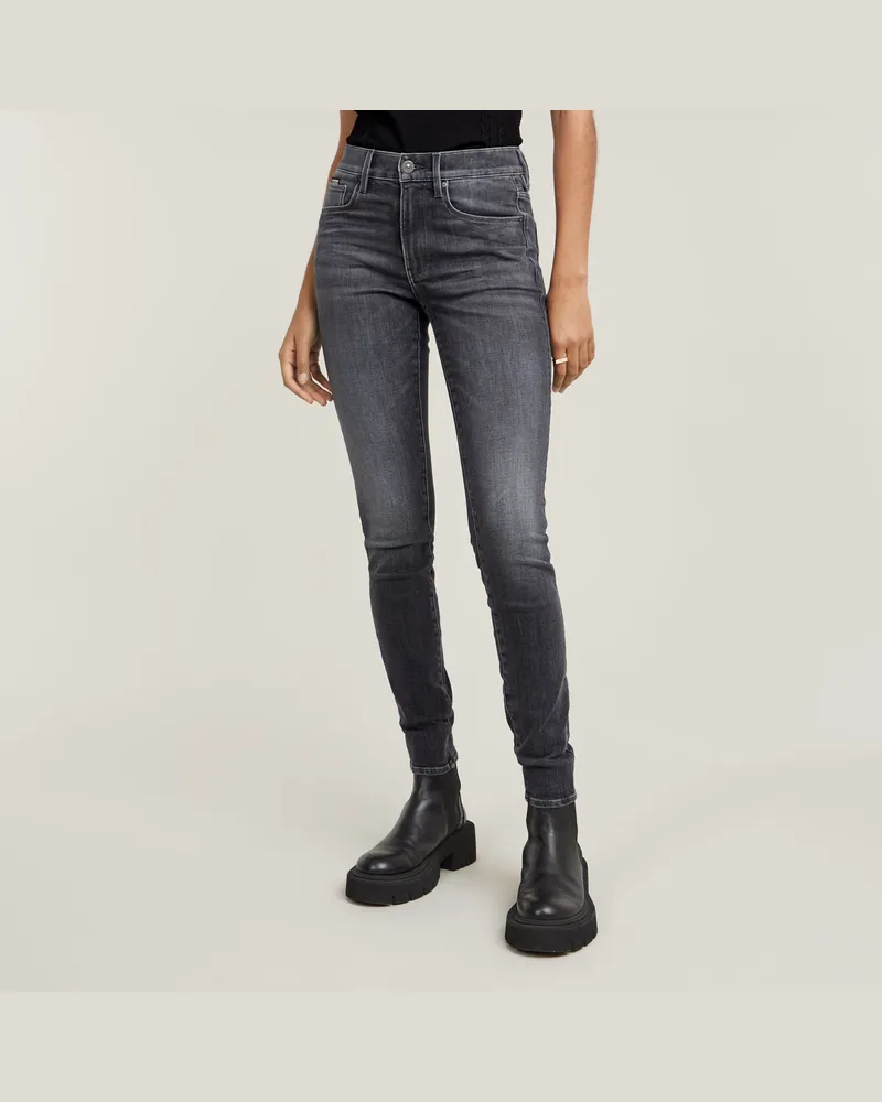 G-STAR RAW 3301 Skinny Jeans - Schwarz - Damen Schwarz