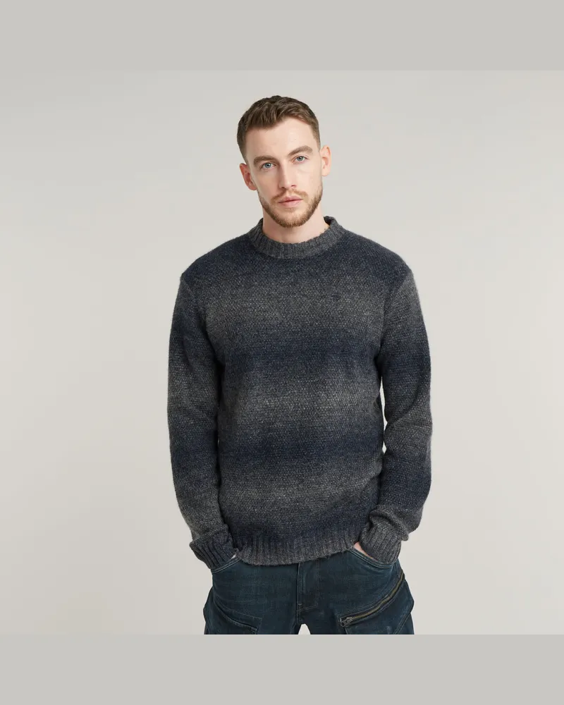 G-STAR RAW Gradient Knitted Pullover - Mehrfarbig - Herren Mehrfarbig