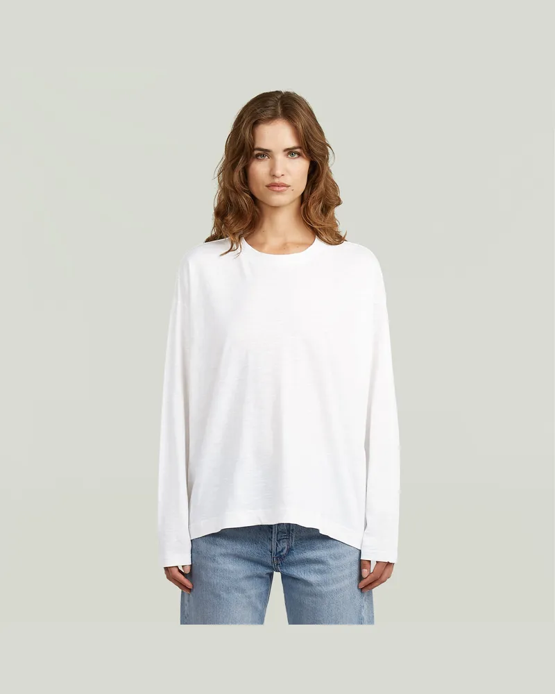 G-STAR RAW Oversized T-Shirt - Weiß - Damen Weiß