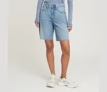 Viktoria Bermuda Shorts Raw Edge - Hellblau - Damen