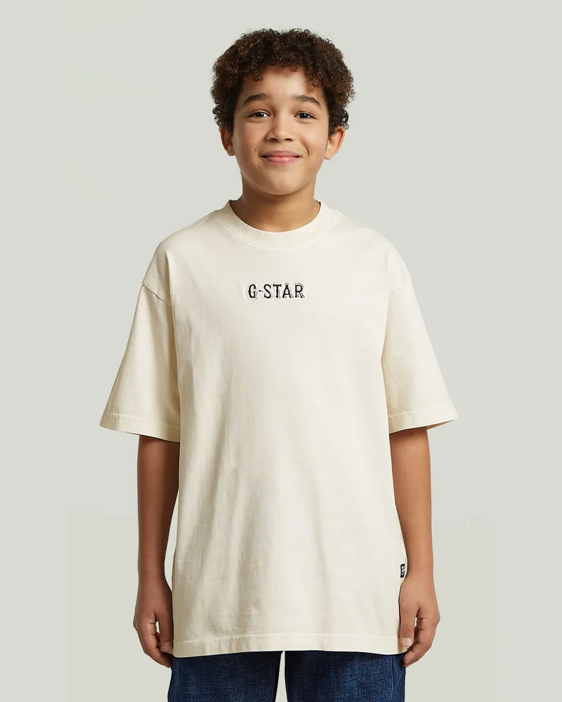 G-STAR RAW Boys Oversized T-Shirt - Beige - jungen Beige