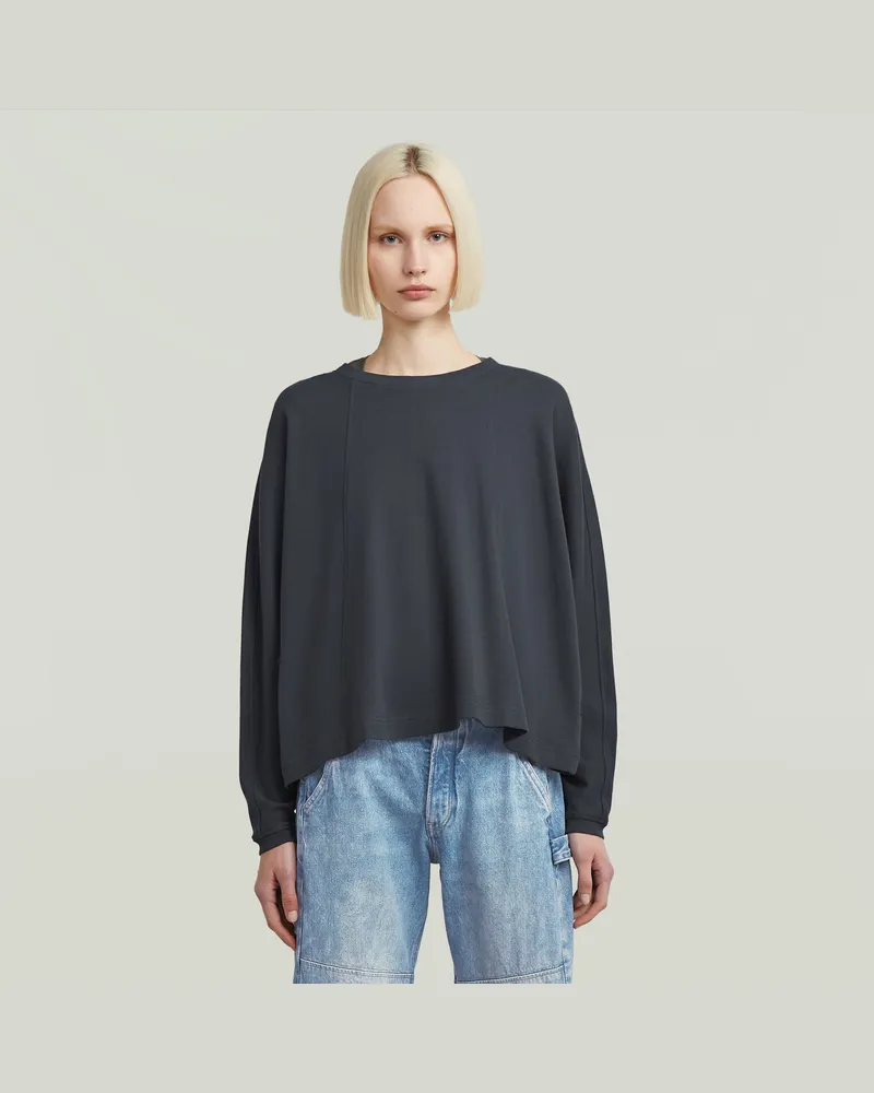 G-STAR RAW A Line Oversized T-Shirt - Dunkelblau - Damen Dunkelblau