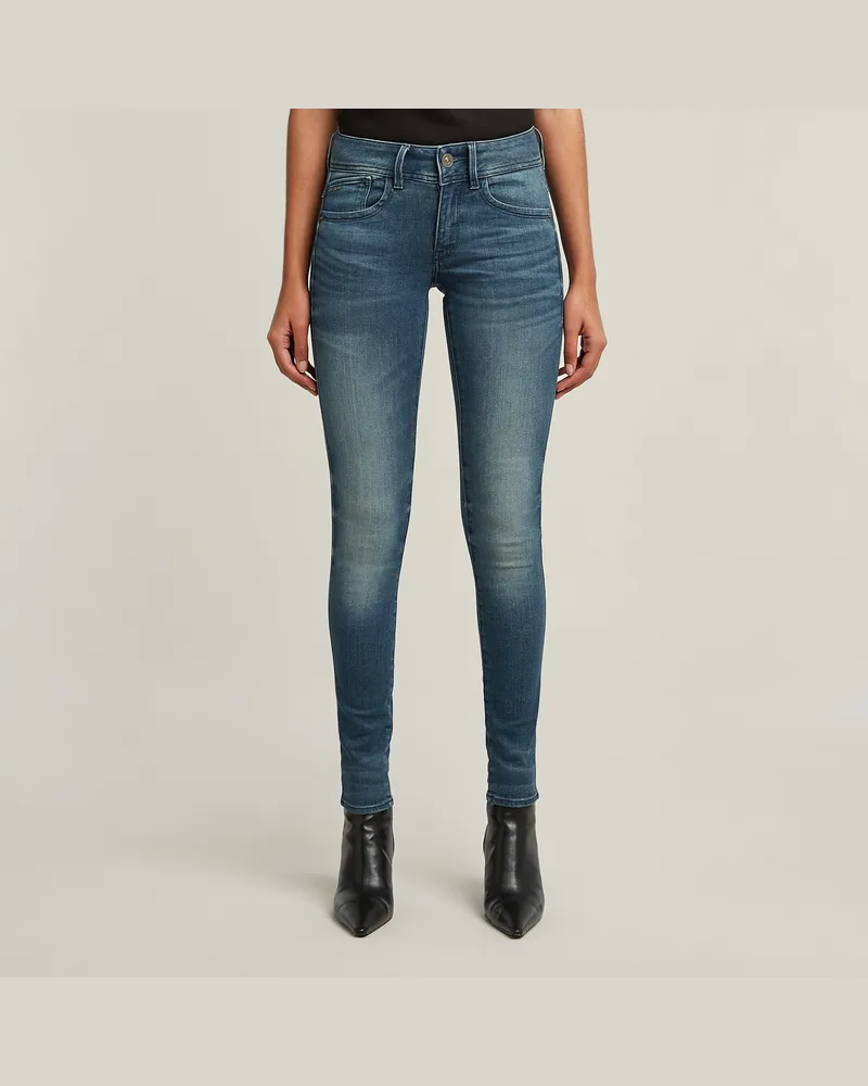 G-STAR RAW Lynn Skinny Jeans - Mittelblau - Damen Mittelblau