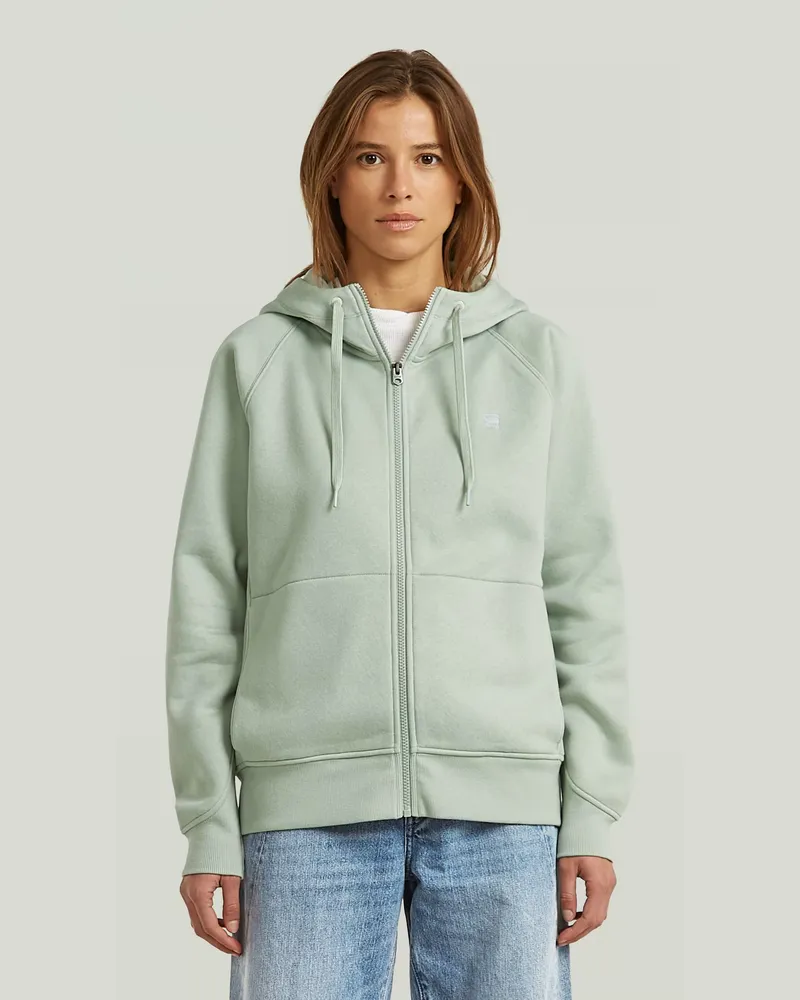 G-STAR RAW Premium Core 2.1 Hooded Zip Thru Sweatshirt - Grün - Damen Grün