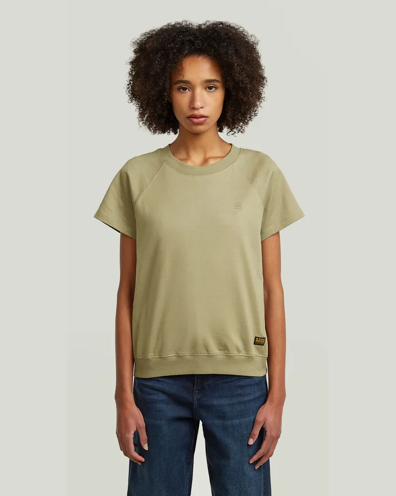 G-STAR RAW Raglan T-Shirt - Grün - Damen Grün