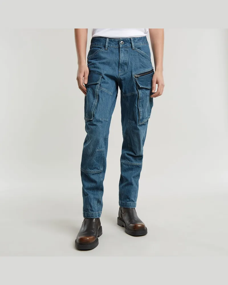G-STAR RAW Rovic Zip Regular Tapered Denim - Mittelblau - Herren Mittelblau