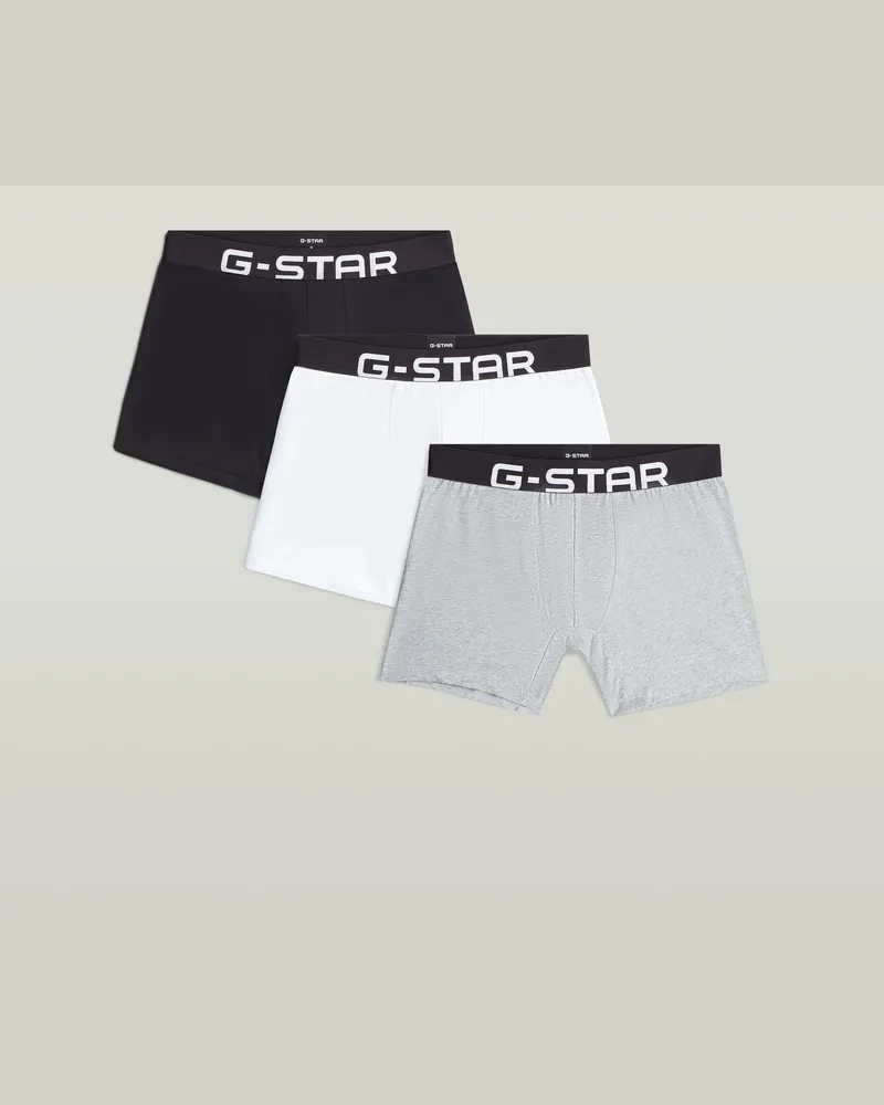 G-STAR RAW Boxer Brief 3er-Pack - Mehrfarbig - Herren Mehrfarbig