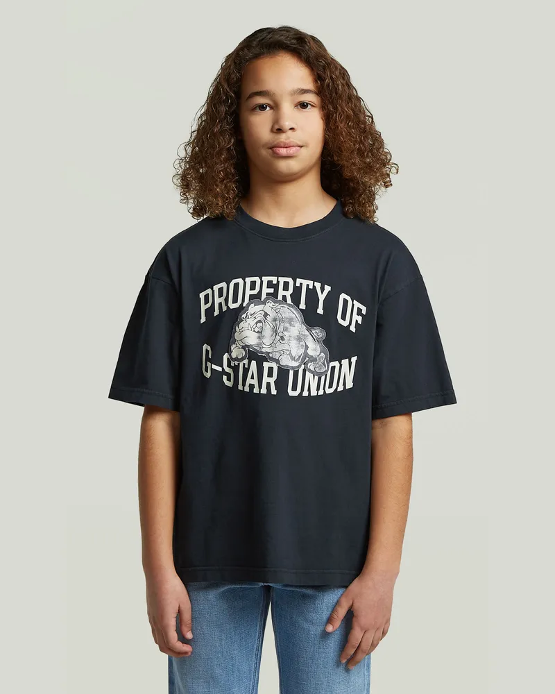 G-STAR RAW Boys Oversized T-Shirt - Dunkelblau - jungen Dunkelblau