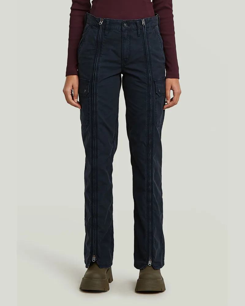 G-STAR RAW Hose Zip Judee - Dunkelblau - Damen Dunkelblau