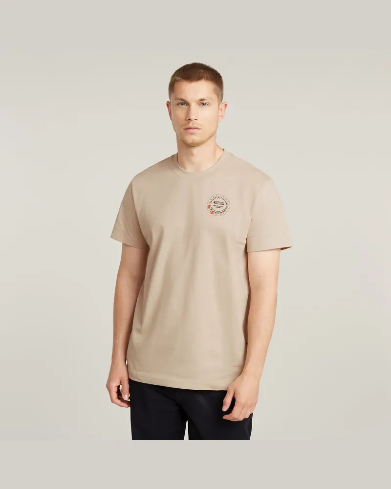 G-STAR RAW Gauge T-Shirt - Beige - Herren Beige
