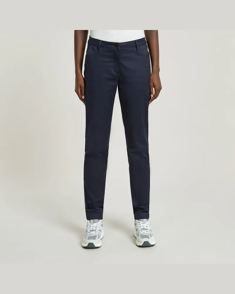 G-STAR RAW Bronson Mid Waist Chino - Dunkelblau - Damen Dunkelblau