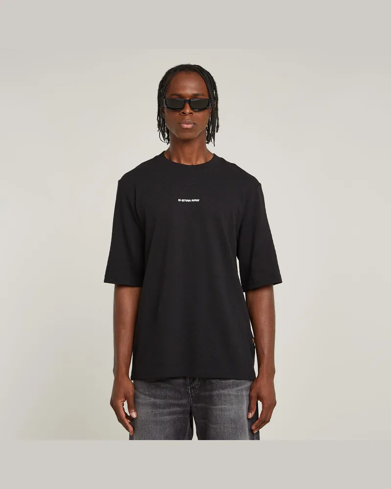 G-STAR RAW Checquard Tweeter T-Shirt - Schwarz - Herren Schwarz