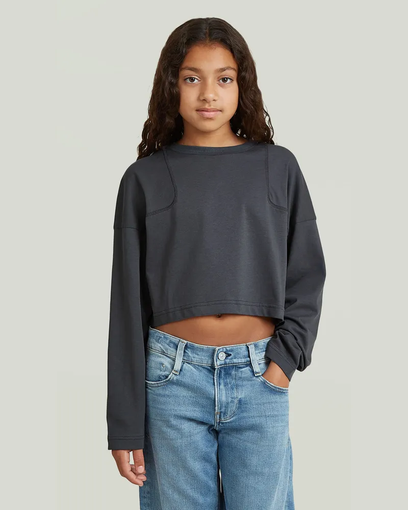 G-STAR RAW Girls Simplified Top - Dunkelblau - mädchen Dunkelblau