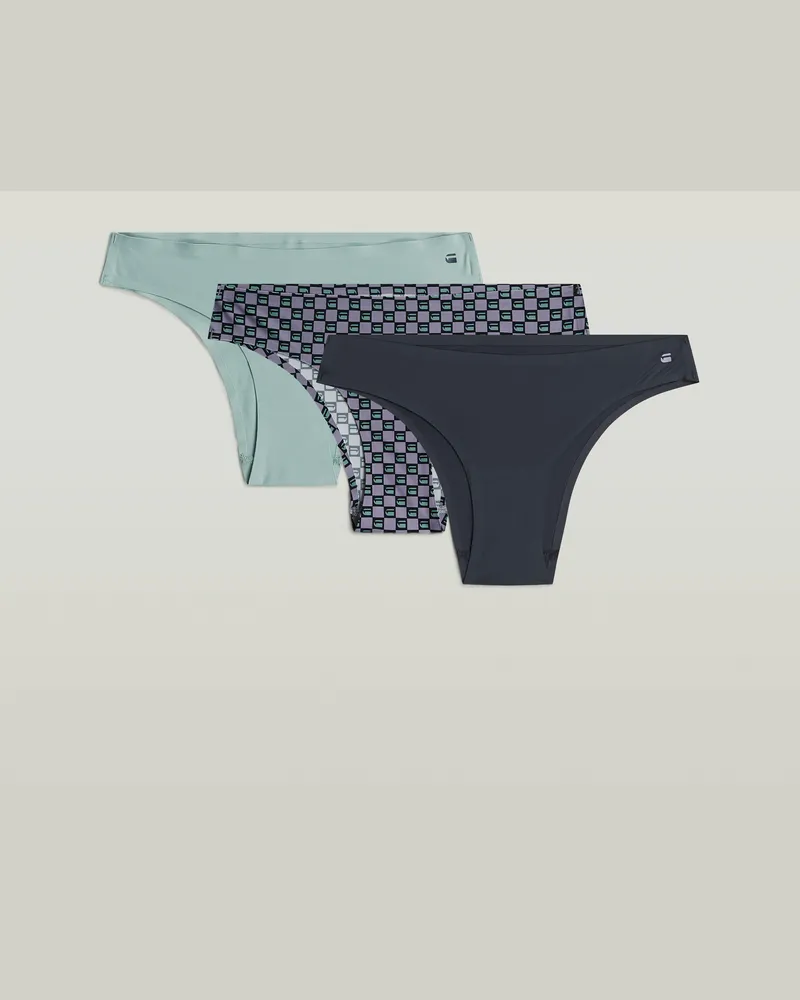 G-STAR RAW Hipster No VPL Brief 3er-Pack - Mehrfarbig - Damen Mehrfarbig