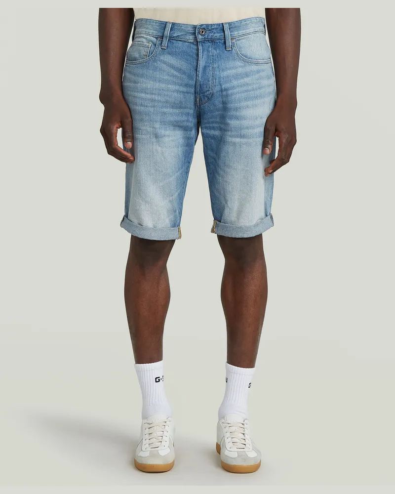 G-STAR RAW 3301 Denim Shorts - Hellblau - Herren Hellblau