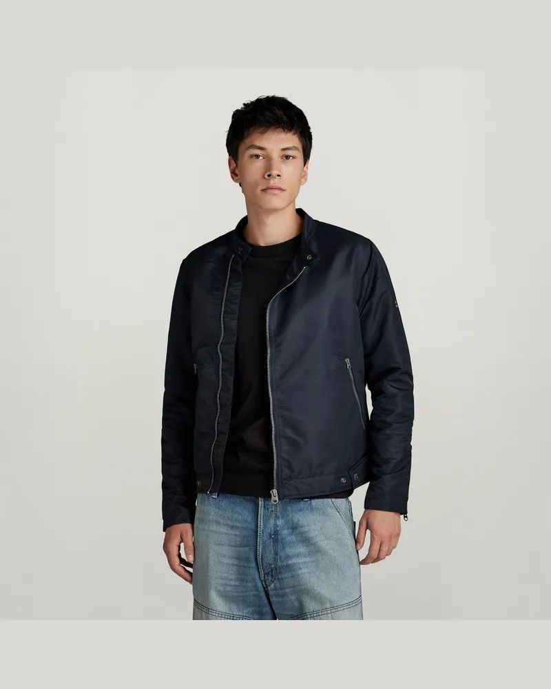 G-STAR RAW Biker Jacke - Dunkelblau - Herren Dunkelblau
