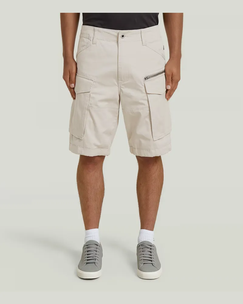 G-STAR RAW Rovic Zip Relaxed Shorts - Weiß - Herren Weiß