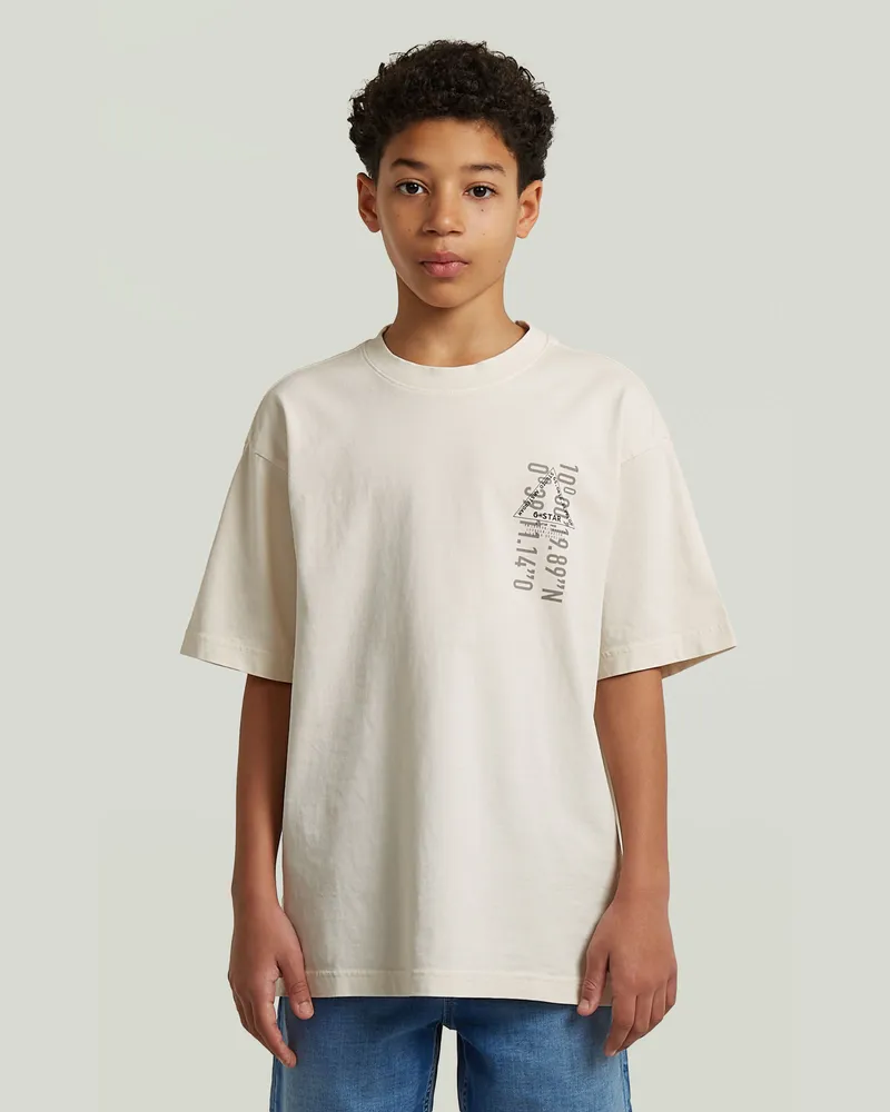 G-STAR RAW Boys Oversized T-Shirt - Beige - jungen Beige