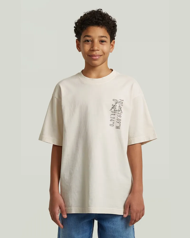 G-STAR RAW Boys Oversized T-Shirt - Beige - jungen Beige