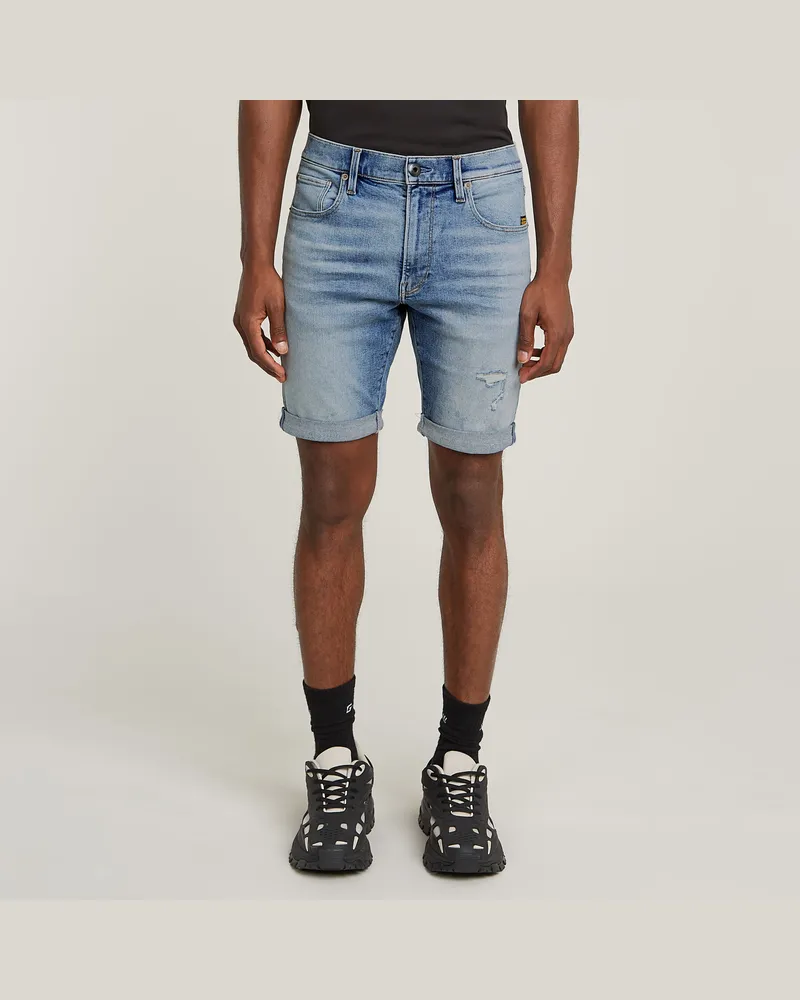 G-STAR RAW 3301 Slim Shorts - Mittelblau - Herren Mittelblau