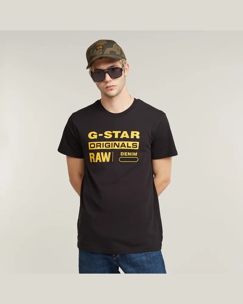 G-STAR RAW Graphic 8 T-Shirt - Schwarz - Herren Schwarz